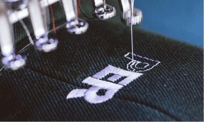DTF printing closeup