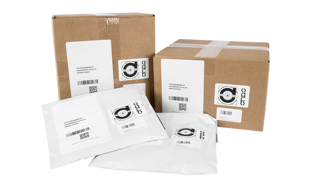 Etiqueta de envío de USPS