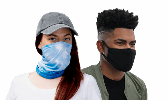 Custom face coverings