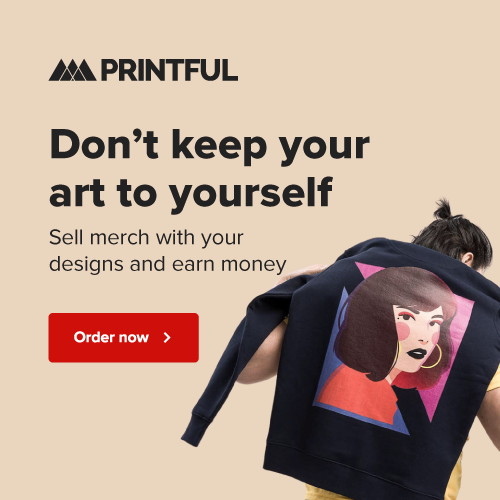 Daftar Printful secara percuma dan mula menjual produk jenama anda