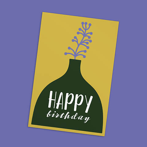 postcard with a mockup